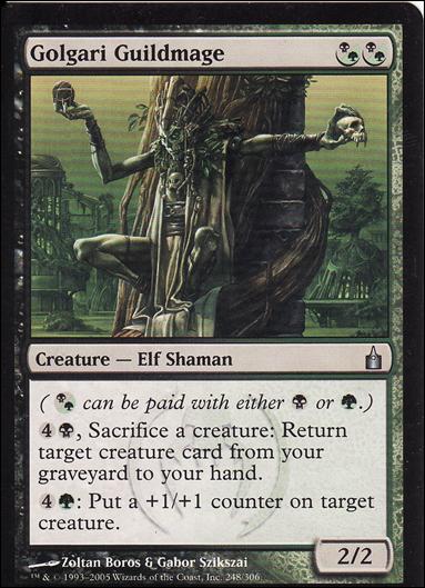 Magic the Gathering: Ravnica (Base Set)  card 248 Golgari Guildmage