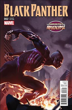 Black Panther (2016) issue 2-D Jamal Campbell Horsemen of Apocalypse Cover