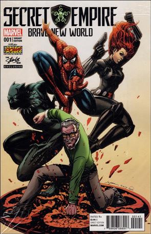 Secret Empire: Brave New World issue 1-D Polybagged Stan Lee Box Cover