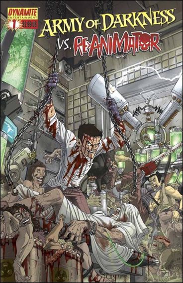 Army of Darkness vs Re-Animator issue 1 Nick Bradshaw Cover