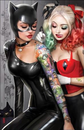 Harley Quinn (2021) issue 31-J Nathan Szerdy Virgin Foil Cover
