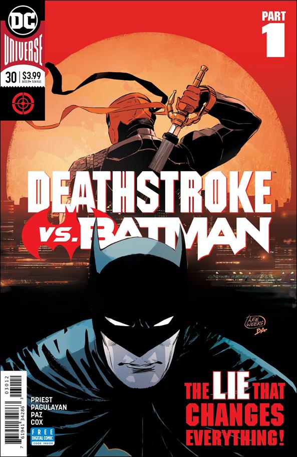 Deathstroke (2016) issue 30-C Lee Weeks Red Cover (2nd Printing)
