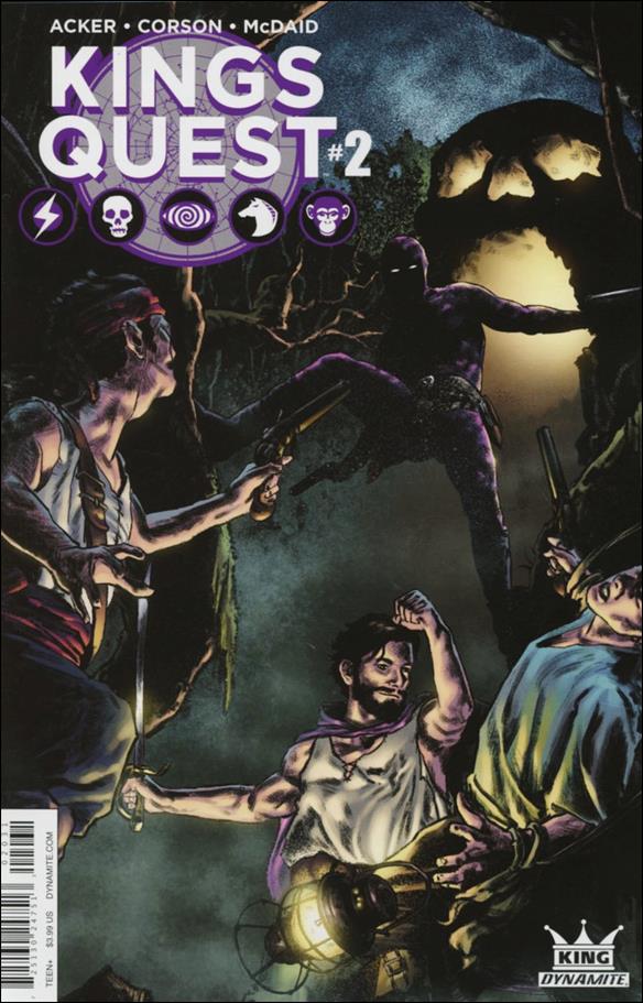Kings Quest issue 2-C Colton Worley Subscription Cover