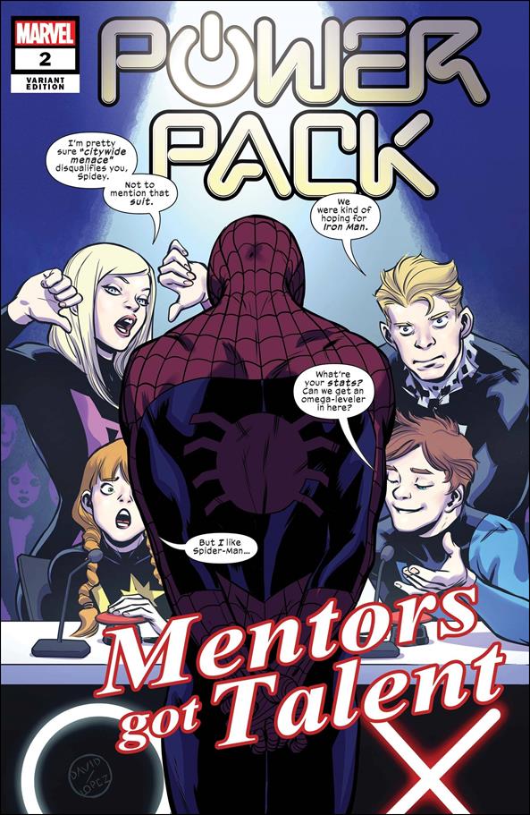 Power Pack (2021) issue 2-B David Lopez 1:25 Cover
