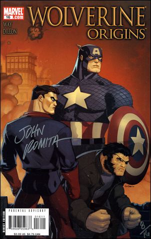 Wolverine: Origins issue 16-C DF Ed McGuinness Cover (Signed by Romita Sr.) 1/16
