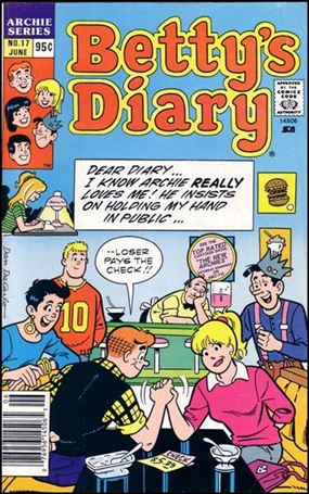 Betty's Diary issue 17-B Canadian Price Cover