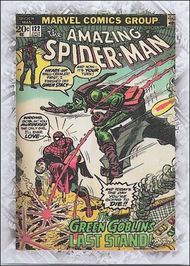 Marvel Beginnings: Series 1 (Breakthrough Issues Comic Cover Subset) card B-7 The Amazing Spider-Man Vol. 1 #122