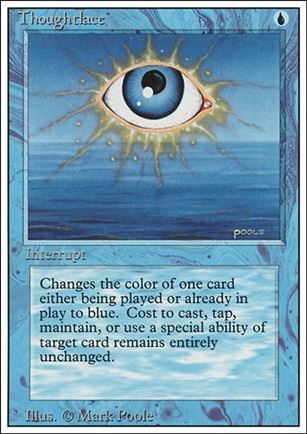 Magic the Gathering: Revised (Base Set) card 85 Thoughtlace
