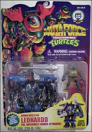 Teenage Mutant Ninja Turtles: Muta Force figure 1 Andro-Skeleton Leonardo