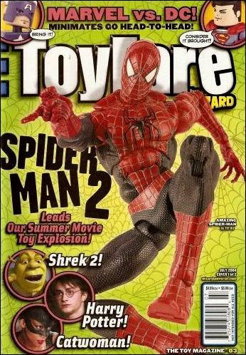 Toyfare: The Toy Magazine issue 83 Spider-Man 2 Movie Cover