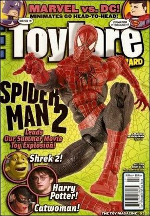 Toyfare: The Toy Magazine issue 83 Spider-Man 2 Movie Cover