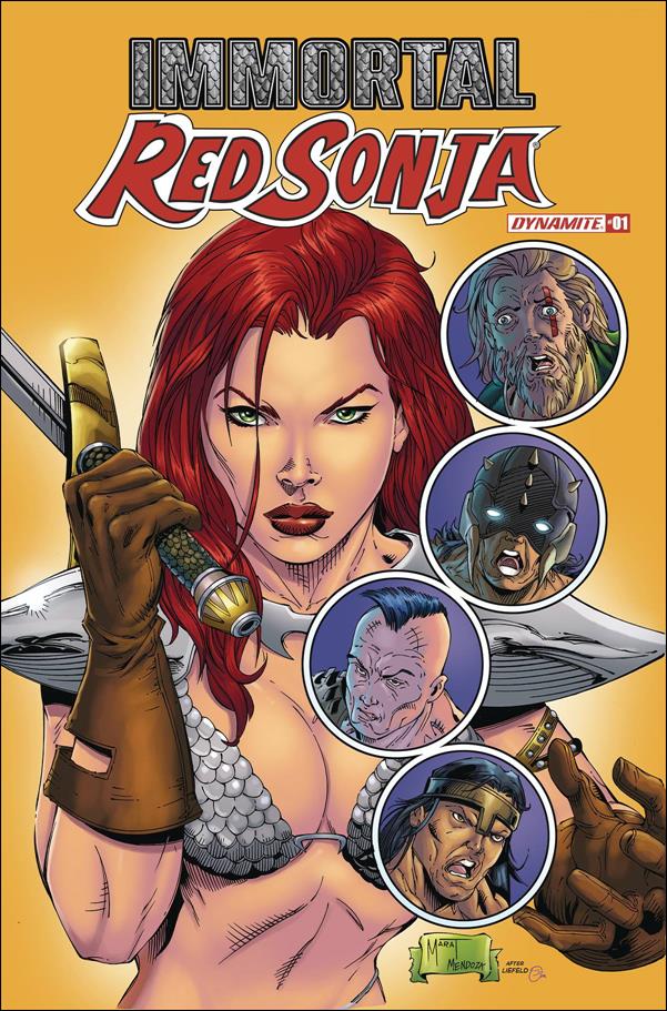 Immortal Red Sonja issue 1-H Marat Mychaels Cover