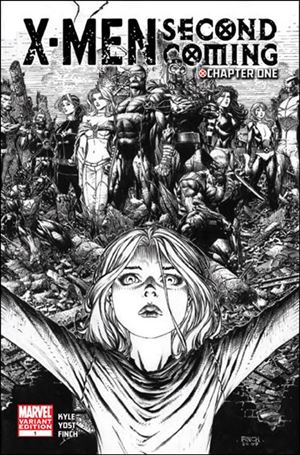 X-Men: Second Coming issue 1-C David Finch C2E2 Sketch Cover