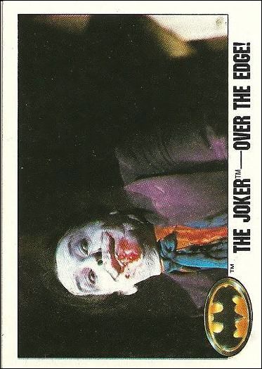 Batman: Series 1 (Base Set) card 129 The Joker - Over the Edge!