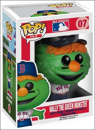 Pop! MLB Mascots figure 7 Wally the Green Monster (White Uniform)