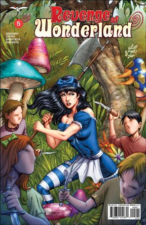 Revenge of Wonderland issue 5-B Sheldon Goh Cover