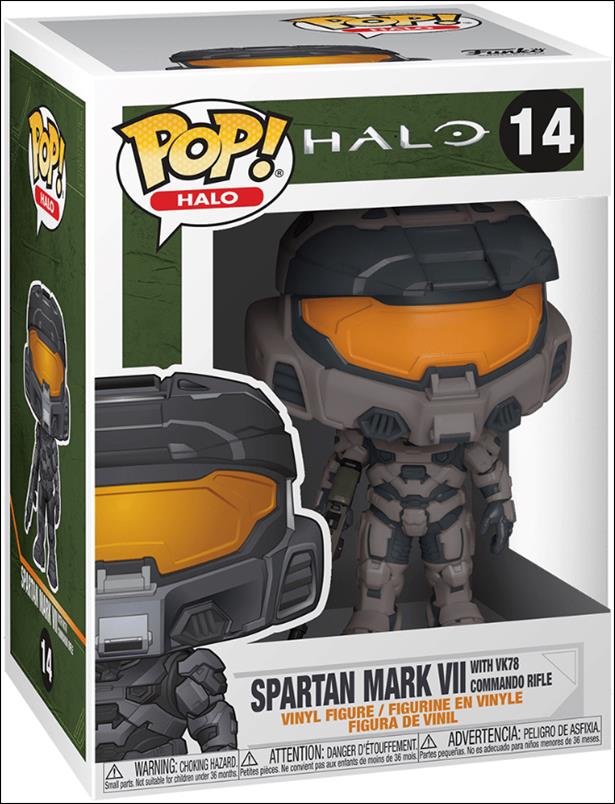 POP! Halo figure 14 Spartan Mark VII with VK78 Commando Rifle