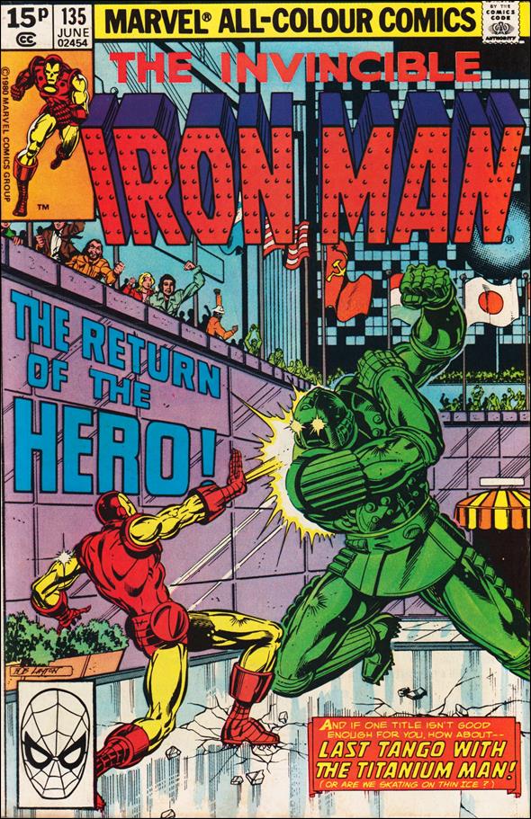Iron Man (1968) issue 135-B UK Price Cover