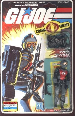 G.I. Joe: A Real American Hero 3 3/4" Basic Action Figures figure 42 Eels (Cobra Frogman)