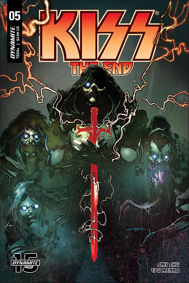 Kiss: The End issue 5 Stuart Sayger Cover