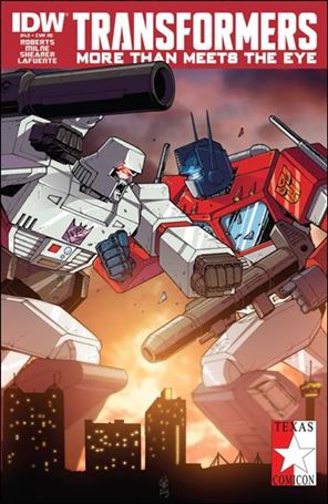 Transformers: More Than Meets the Eye (2012) issue 43-D Casey Coller Texas Comicon Cover