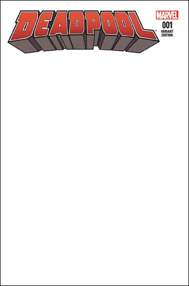 Deadpool (2016) issue 1-G Blank/Sketch Cover