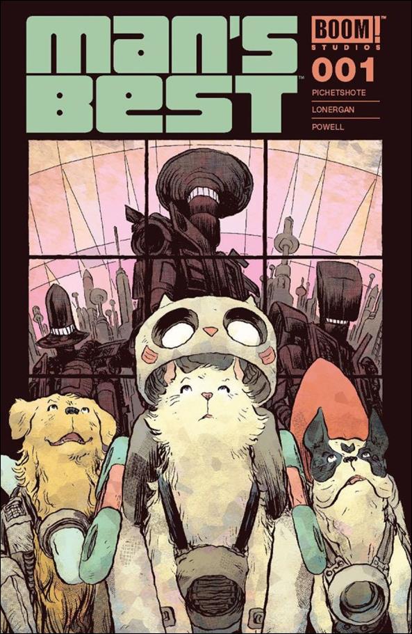 Man's Best issue 1-G Jesse Lonergan Black Border Cover