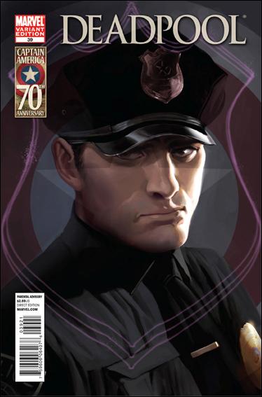 Deadpool (2008) issue 39-B Marko Djurdjevic 1:20 "I Am Captain America" Cover