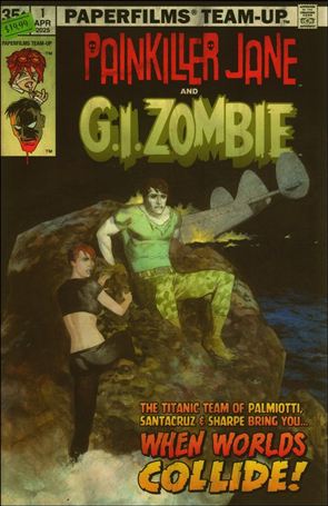 PaperFilms Team-Up: Painkiller Jane & G.I. Zombie Cover Image 1