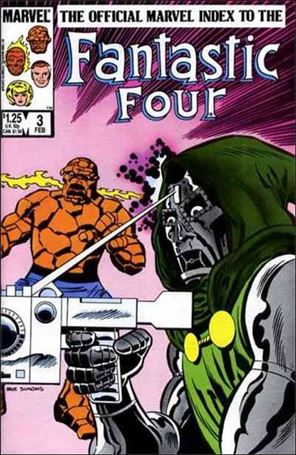 Official Marvel Index to the Fantastic Four issue 3 Wraparound Cover