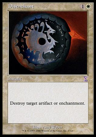 Magic the Gathering: Time Spiral (Timeshifted Subset) card 6 Disenchant