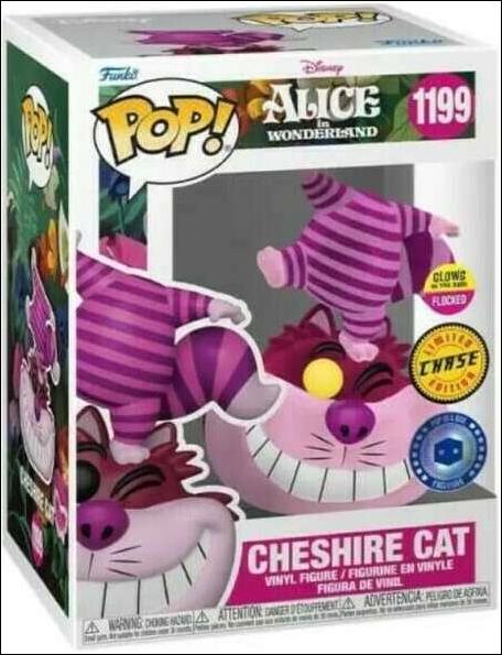 POP! Disney figure 1199-B Cheshire Cat (GITD) Chase Pop In A Box Exclusive