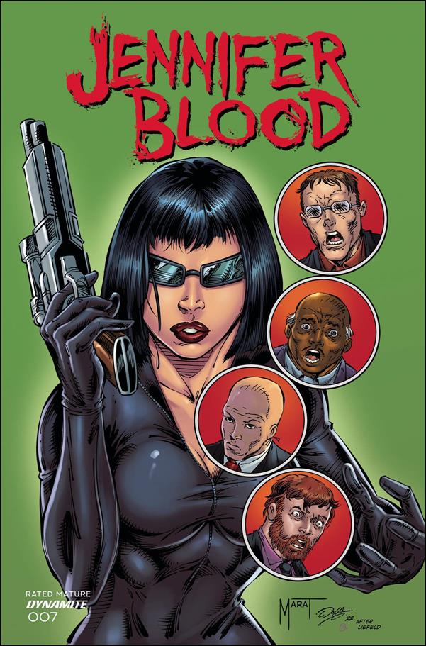 Jennifer Blood (2021) issue 7-F Marat Mychaels Cover