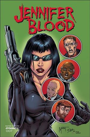 Jennifer Blood (2021) issue 7-F Marat Mychaels Cover