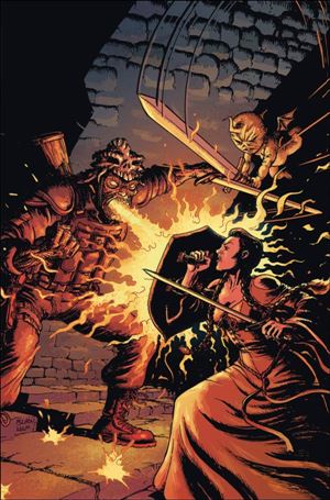 Army of Darkness Forever issue 11-E Chris Burnham Virgin 1:10 Cardstock Cover