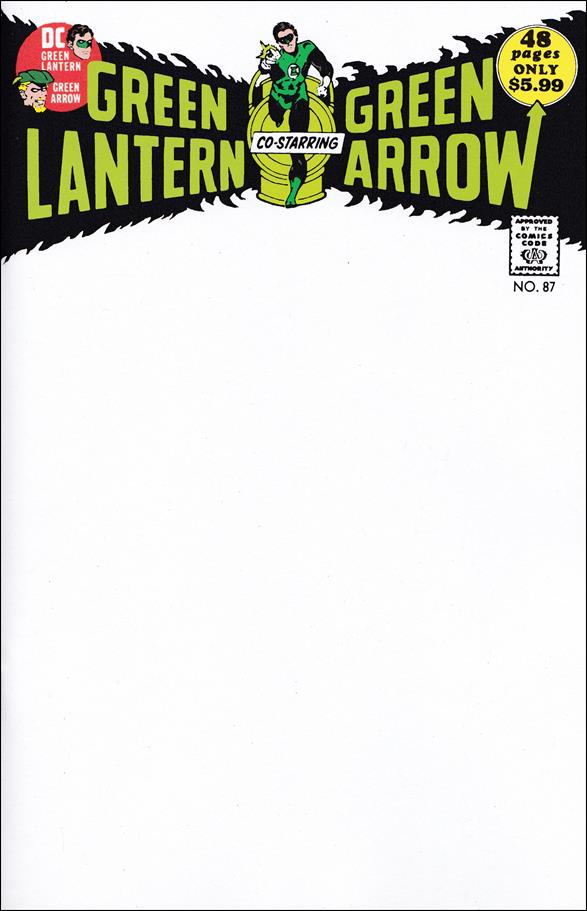 Green Lantern (1960) issue 87-C Facsimile Edition (2024) Blank Cardstock Cover