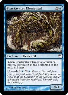 Magic the Gathering: Duel Decks: Ajani vs. Nicol Bolas card 46 Brackwater Elemental