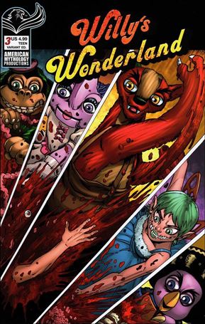 Willy's Wonderland issue 3-B Puis Calzada Cover