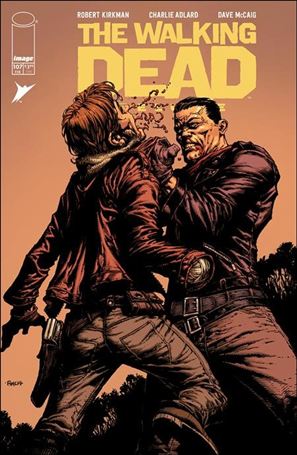 Walking Dead Deluxe issue 107 David Finch Cardstock Cover