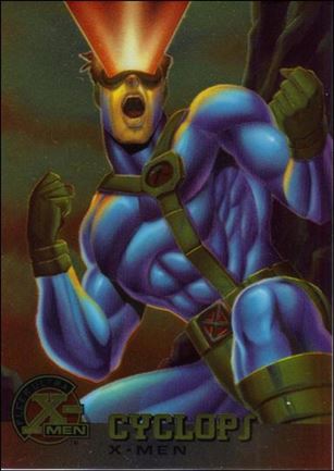 1996 Fleer Ultra X-Men All Chromium (Base Set) card 5 Cyclops