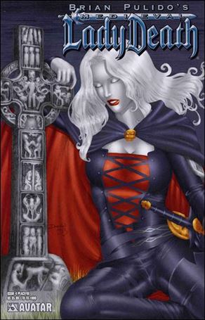Brian Pulido's Medieval Lady Death issue 4-D Peaceful Cover 1/1000