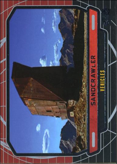 Star Wars Galactic Files (Base Set) card 270 Sandcrawler Vehicles