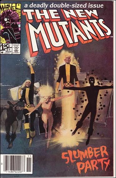 New Mutants (1983) issue 21-B Newsstand Edition