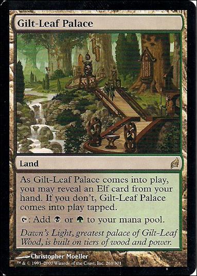 Magic the Gathering: Lorwyn (Base Set) card 268 Gilt-Leaf Palace