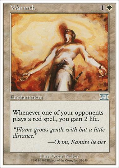 Magic the Gathering: 6th Edition (Base Set) card 52 Warmth