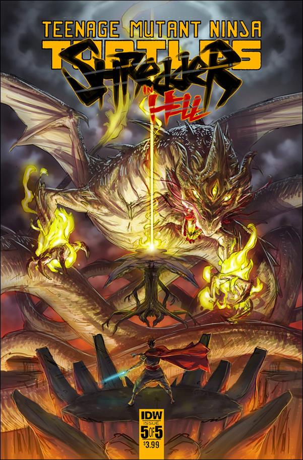 Teenage Mutant Ninja Turtles: Shredder in Hell issue 5 Mateus Santolouco Cover