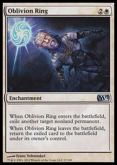 Magic the Gathering: 2012 Core Set (Base Set) card 27 Oblivion Ring