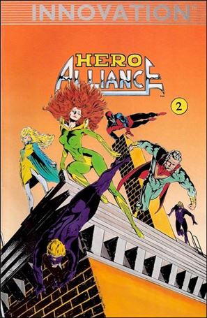 Hero Alliance (1989) issue 2 Wraparound Cover