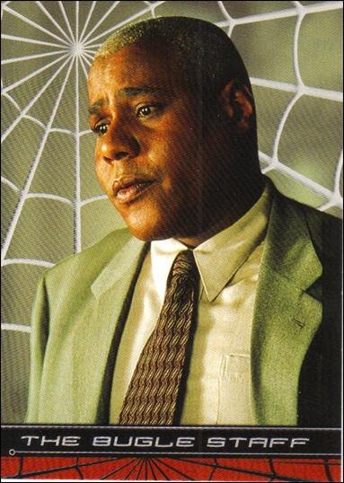 Spider-Man: The Movie (Base Set) card 11 The Bugle Staff