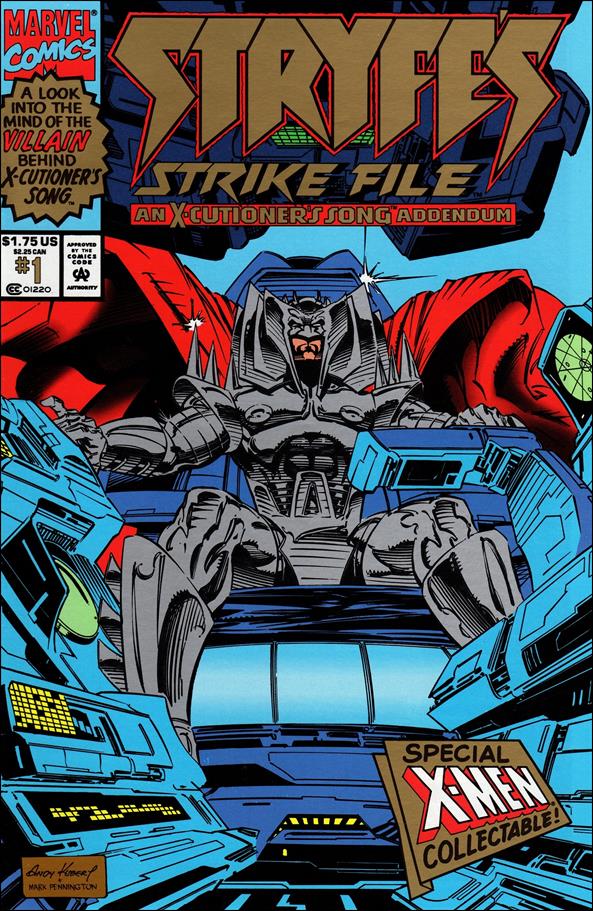 Stryfe's Strike File issue 1-B Gold Cover (2nd Printing)